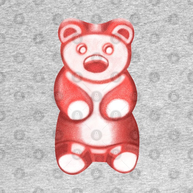 Yogurt gummy bear by cariespositodesign